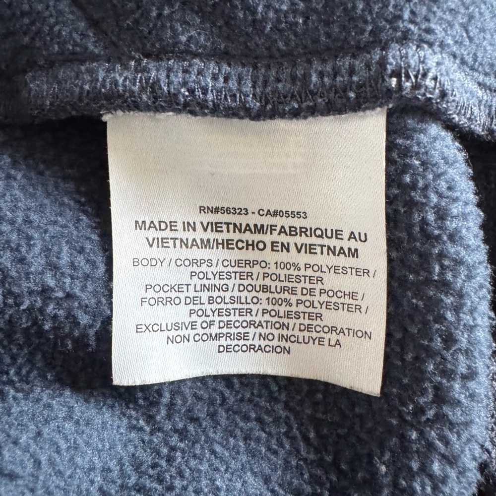 Nike Dri-Fit Pullover Performance Hoodie Warm Winter Outdoor Blue Orange XXLT - Picture 7 of 7
